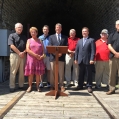 July 30, 2015 - Jack Kenny, Linda Eyre, Keith Hare, Dave LeSueur, George Smith, MP Gord Brown, Jim C