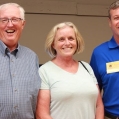 July 27, 2016 - David and Anne Beatty with Dave LeSueur announce $300,000 gift from the Beatty famil